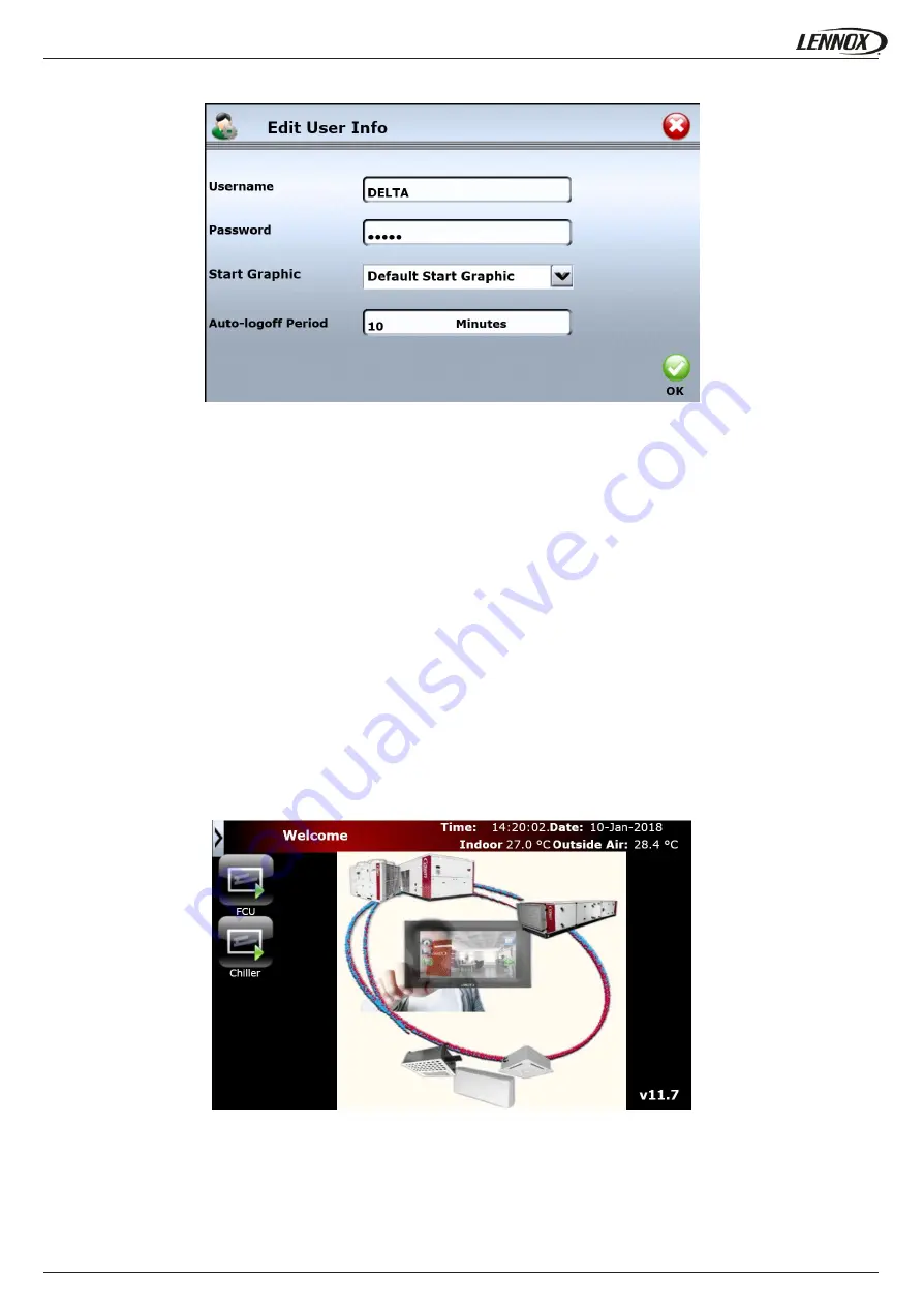 Lennox HYDROCONTROL Installation, Operating And Maintenance Manual Download Page 18