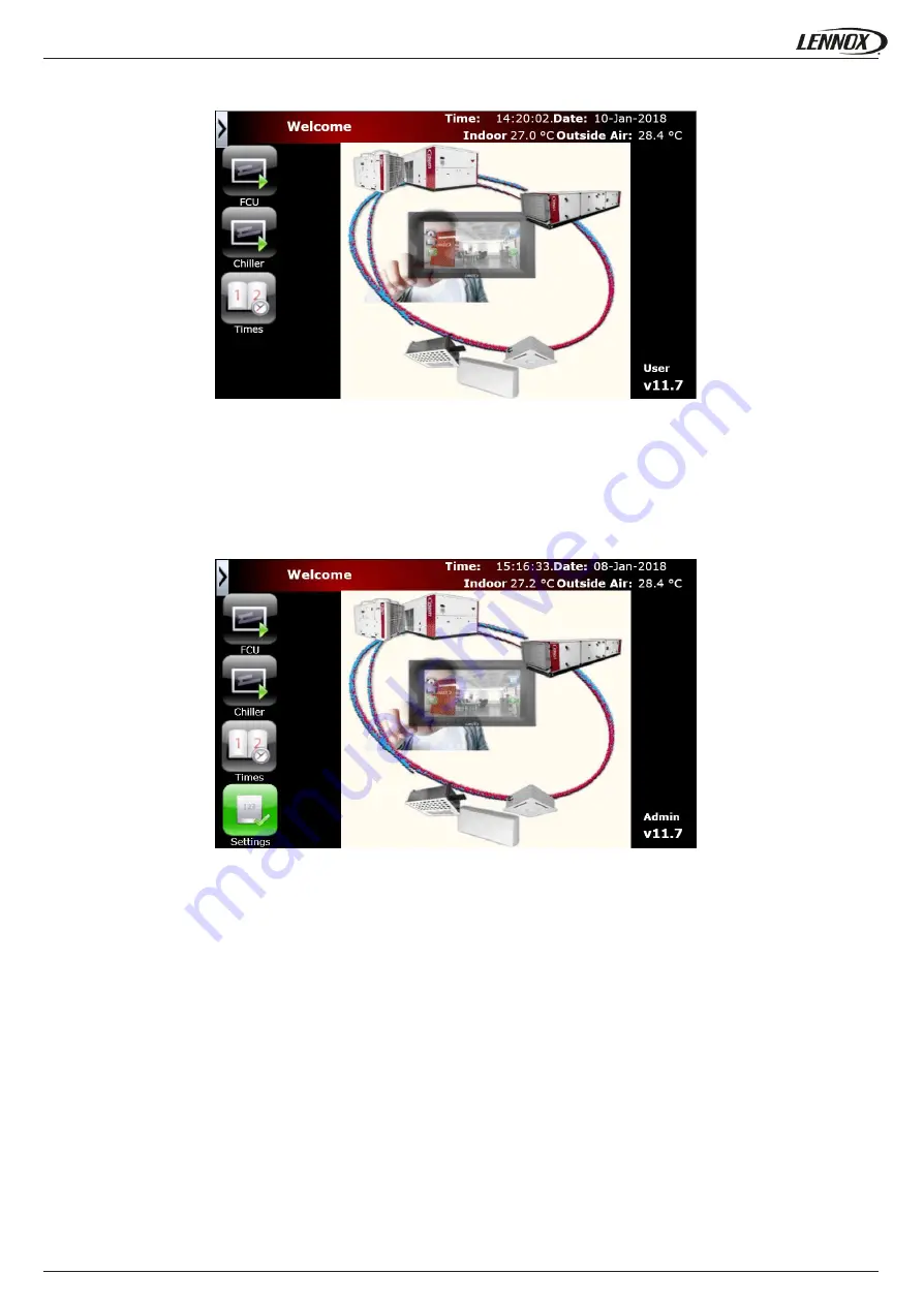 Lennox HYDROCONTROL Installation, Operating And Maintenance Manual Download Page 19