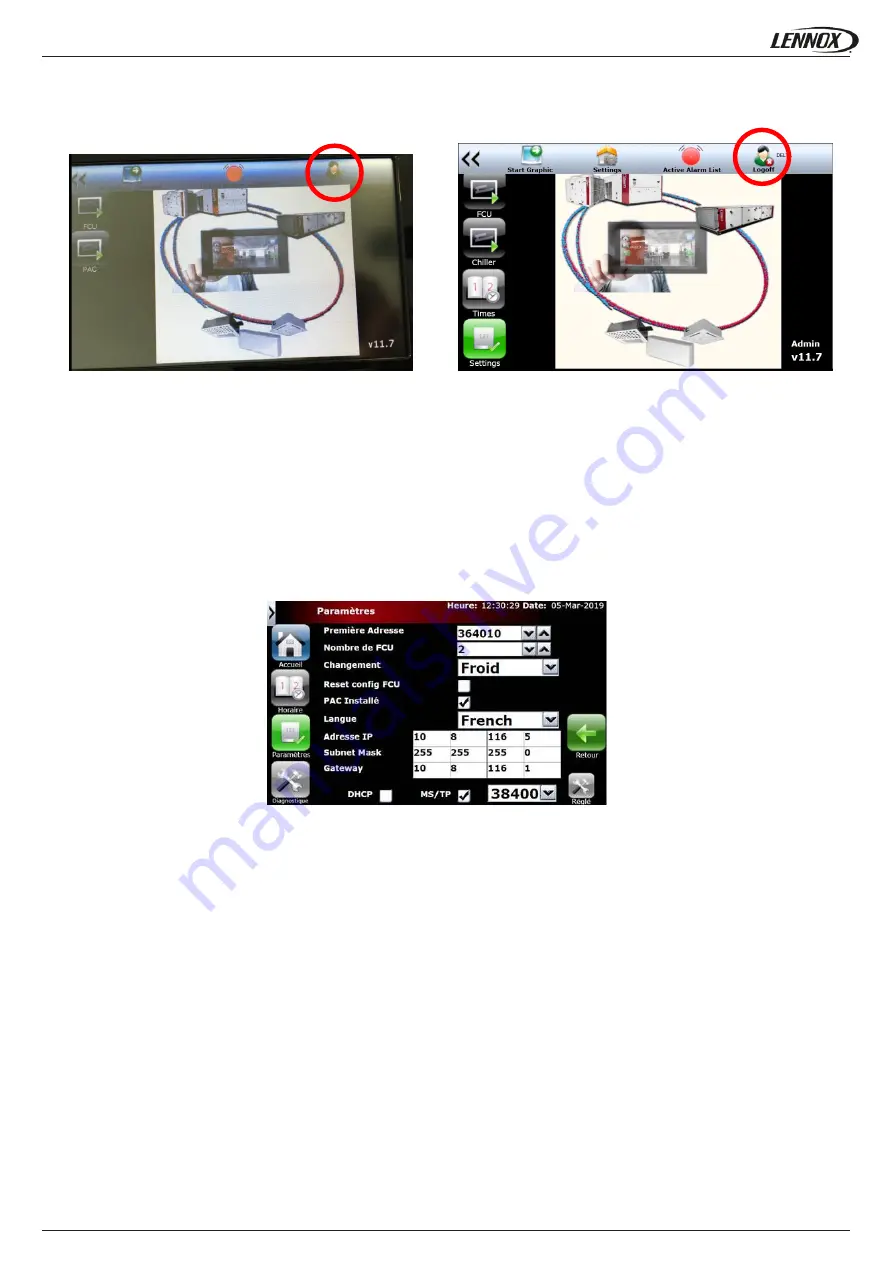 Lennox HYDROCONTROL Installation, Operating And Maintenance Manual Download Page 20