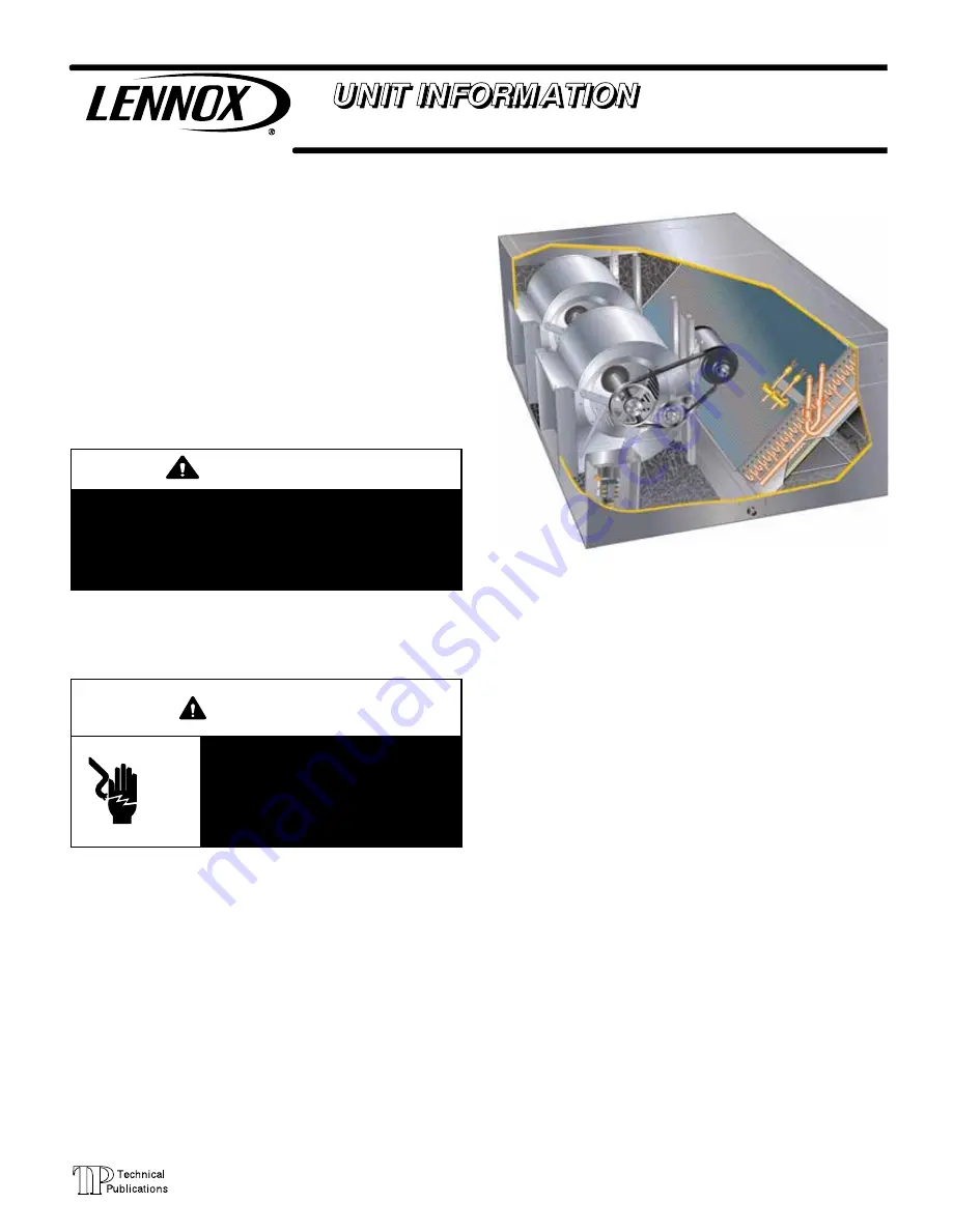 Lennox TAA Series Unit Information Download Page 1