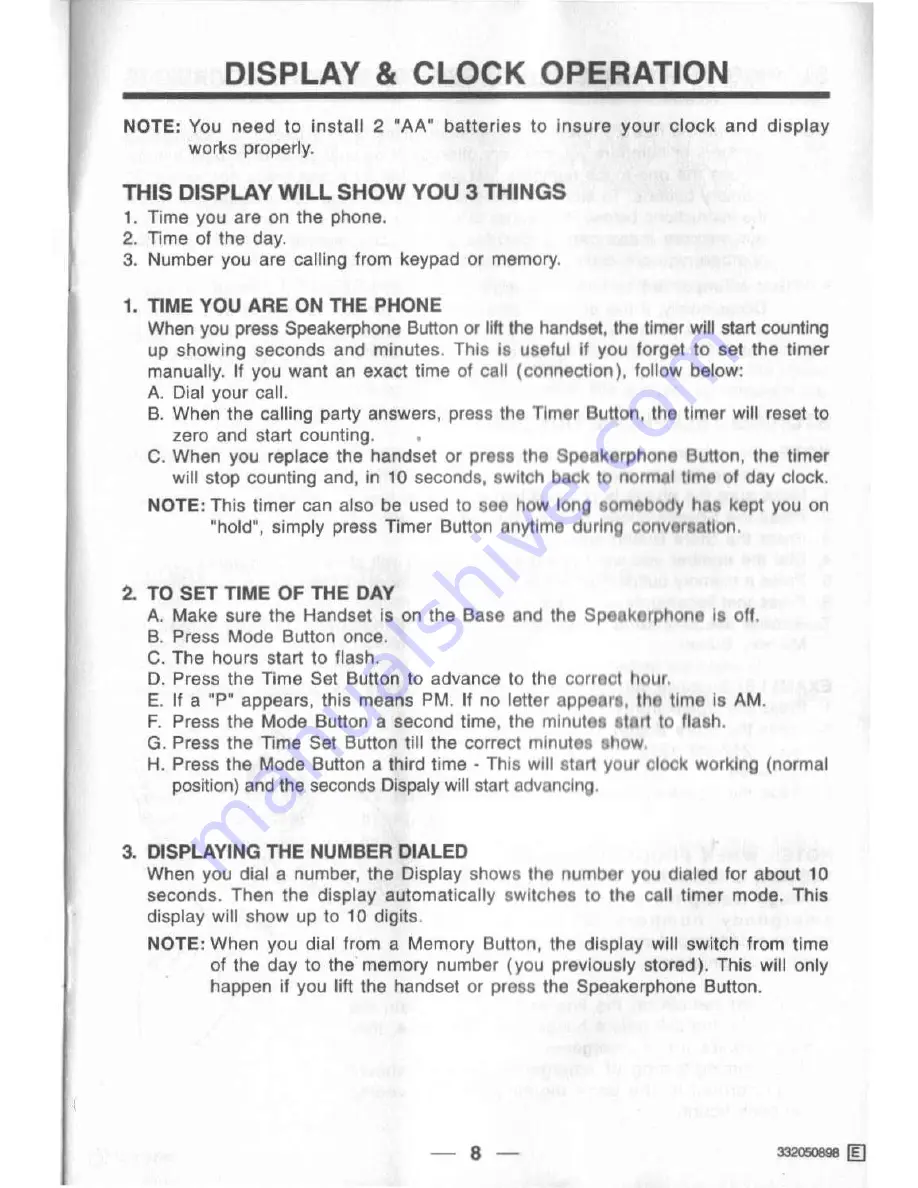 Lenoxx Sound PH-332 Operating Instructions Manual Download Page 9