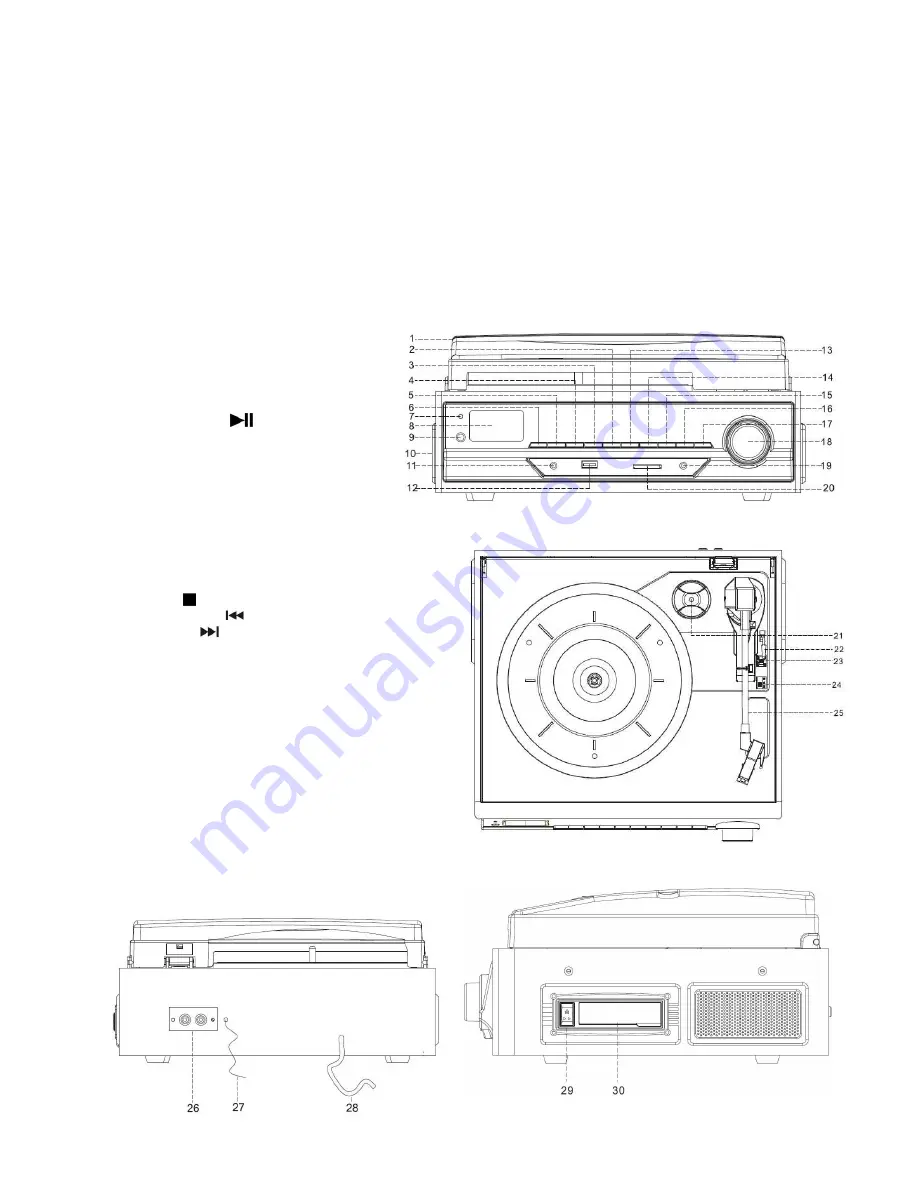 Lenoxx TT600 Instruction Manual Download Page 3