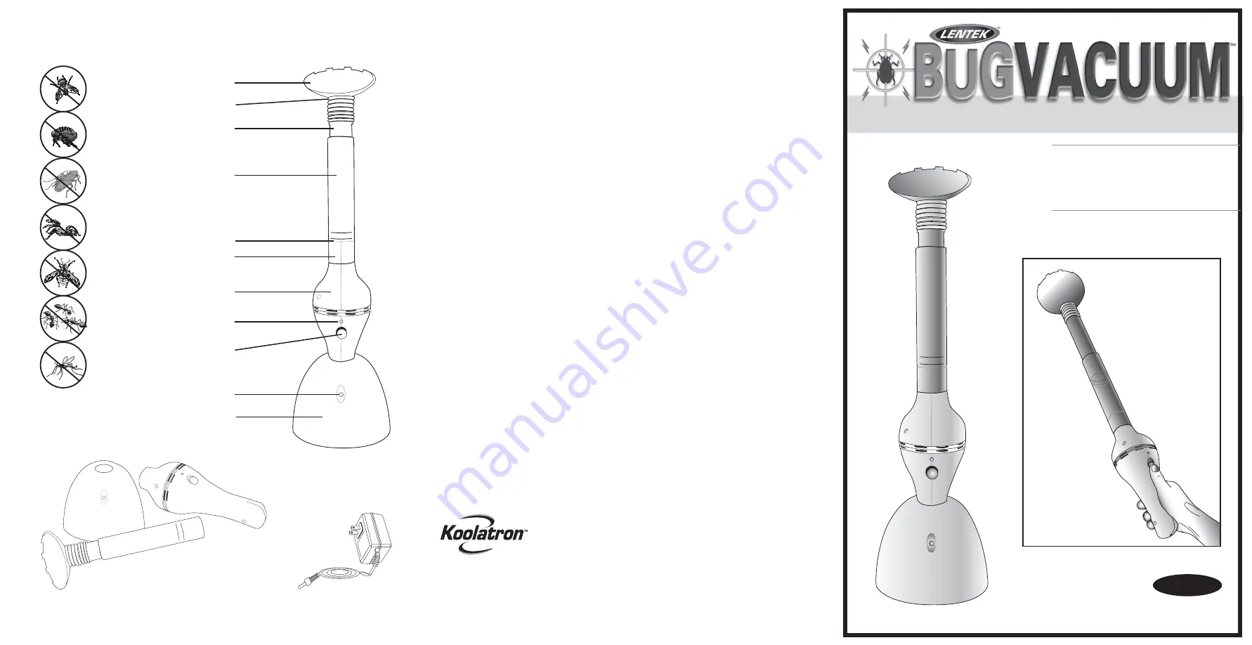 Lentek BugVacuum BV01 Directions For Use Download Page 1