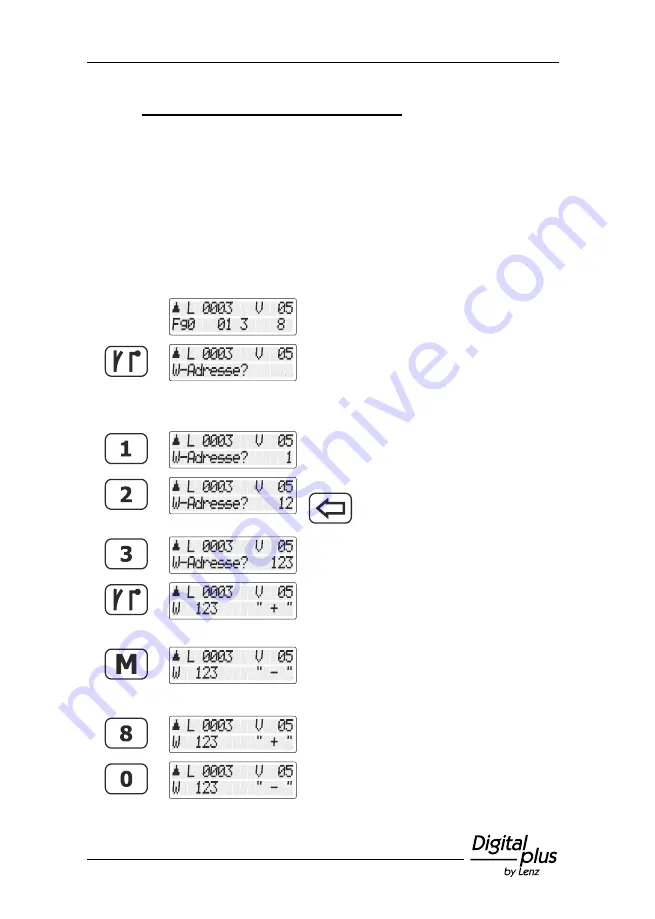 Lenz Digital plus LH101 Operating Manual Download Page 31