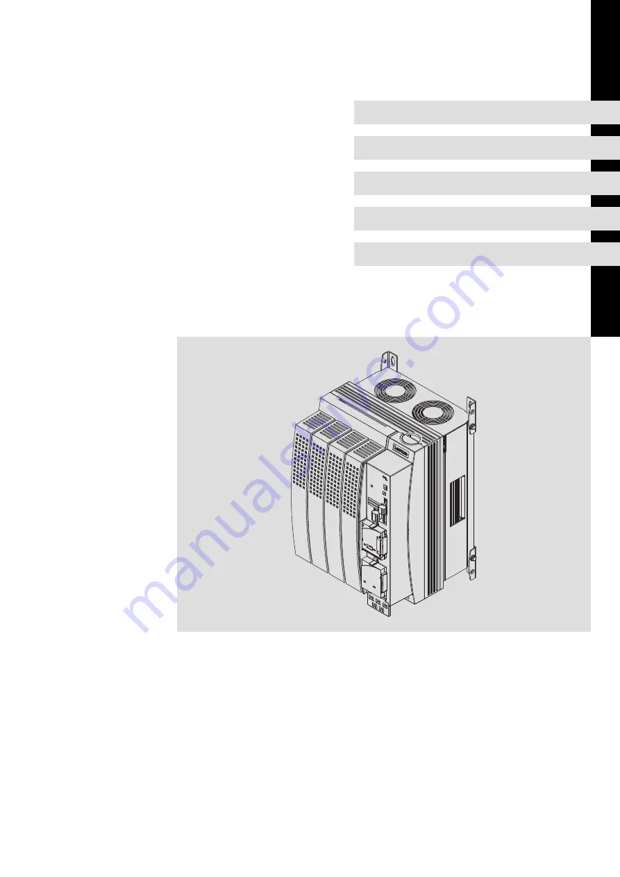 Lenze 8200 vector E82CV153K4B Скачать руководство пользователя страница 1