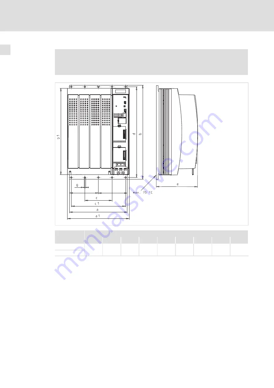 Lenze 8200 vector E82CV153K4B Mounting Instructions Download Page 30