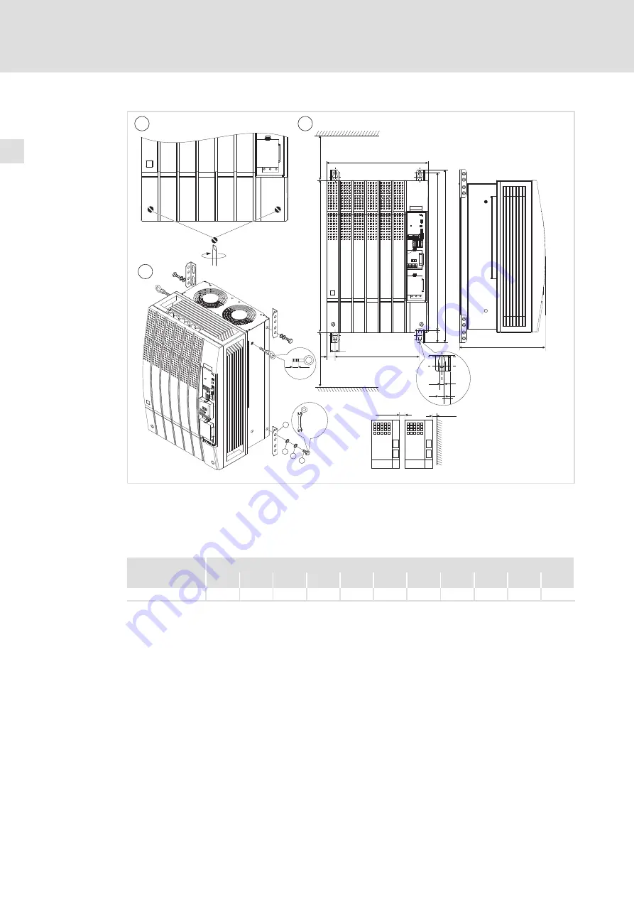 Lenze 8200 vector E82CV153K4B Скачать руководство пользователя страница 126