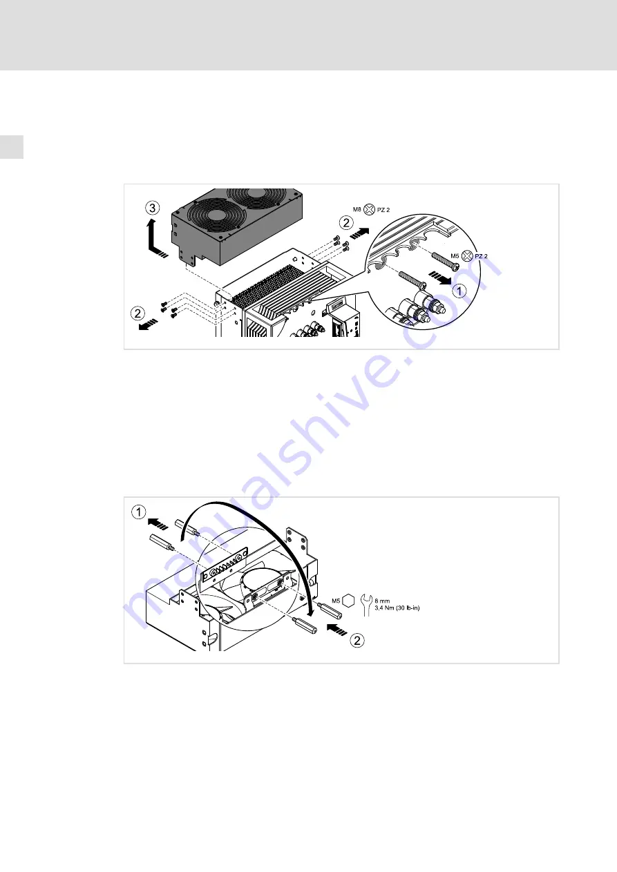 Lenze 8200 vector E82CV153K4B Mounting Instructions Download Page 132