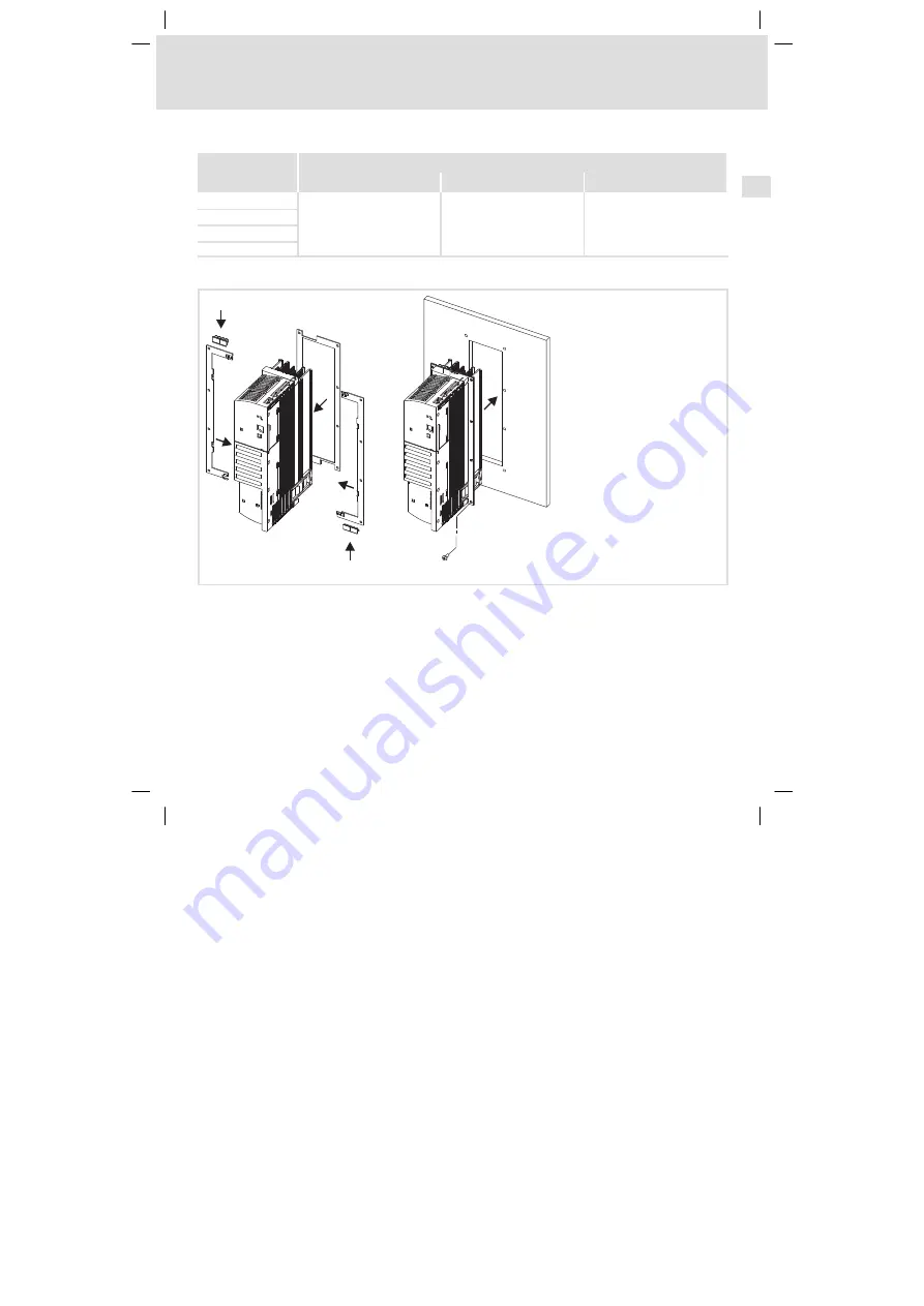 Lenze 8200 vector series Mounting Instructions Download Page 189