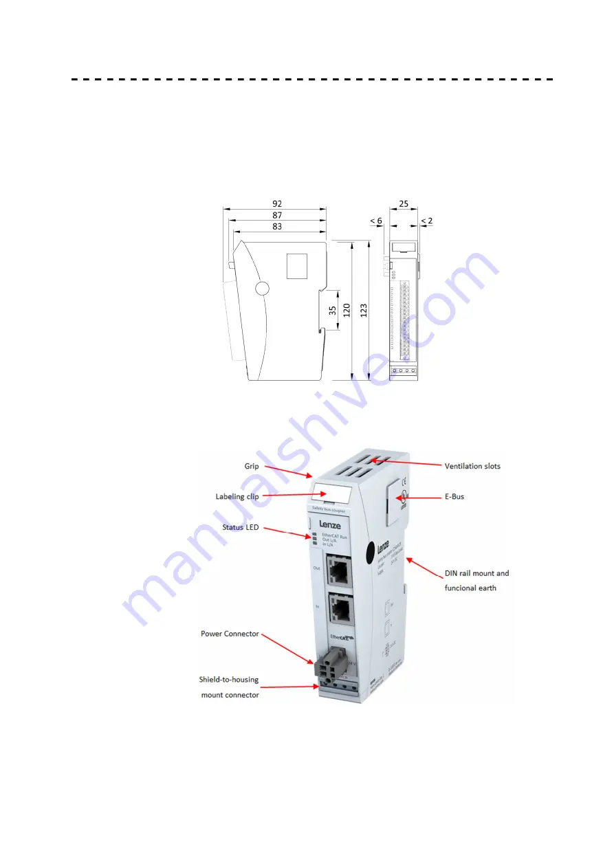 Lenze C25BAYCB Operating Instructions Manual Download Page 11