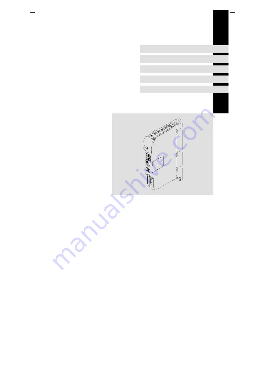 Lenze E70ACMS 4 Series Mounting Instructions Download Page 1