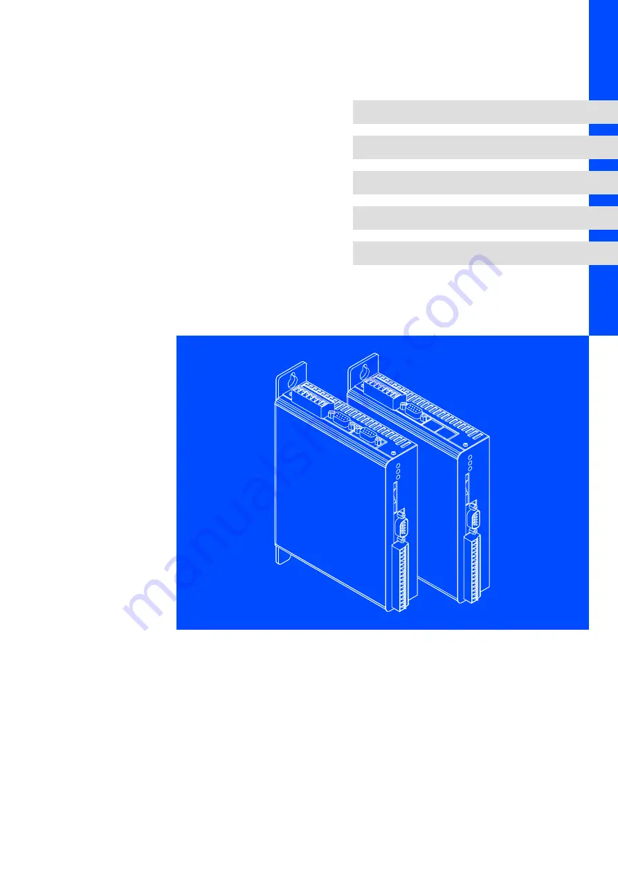 Lenze E931E Series Hardware Manual Download Page 1