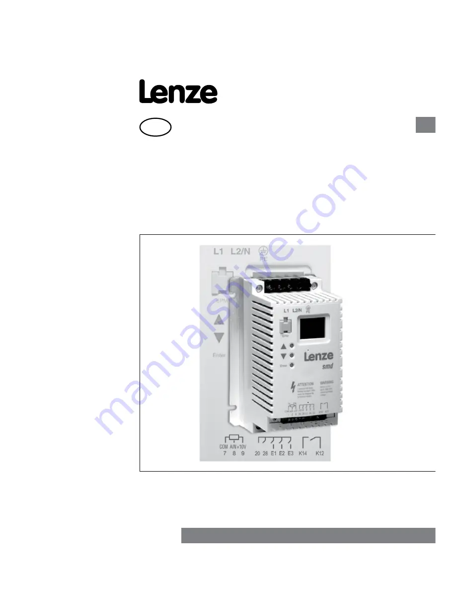 Lenze ESMD112X2TXA Operating Instructions Manual Download Page 1