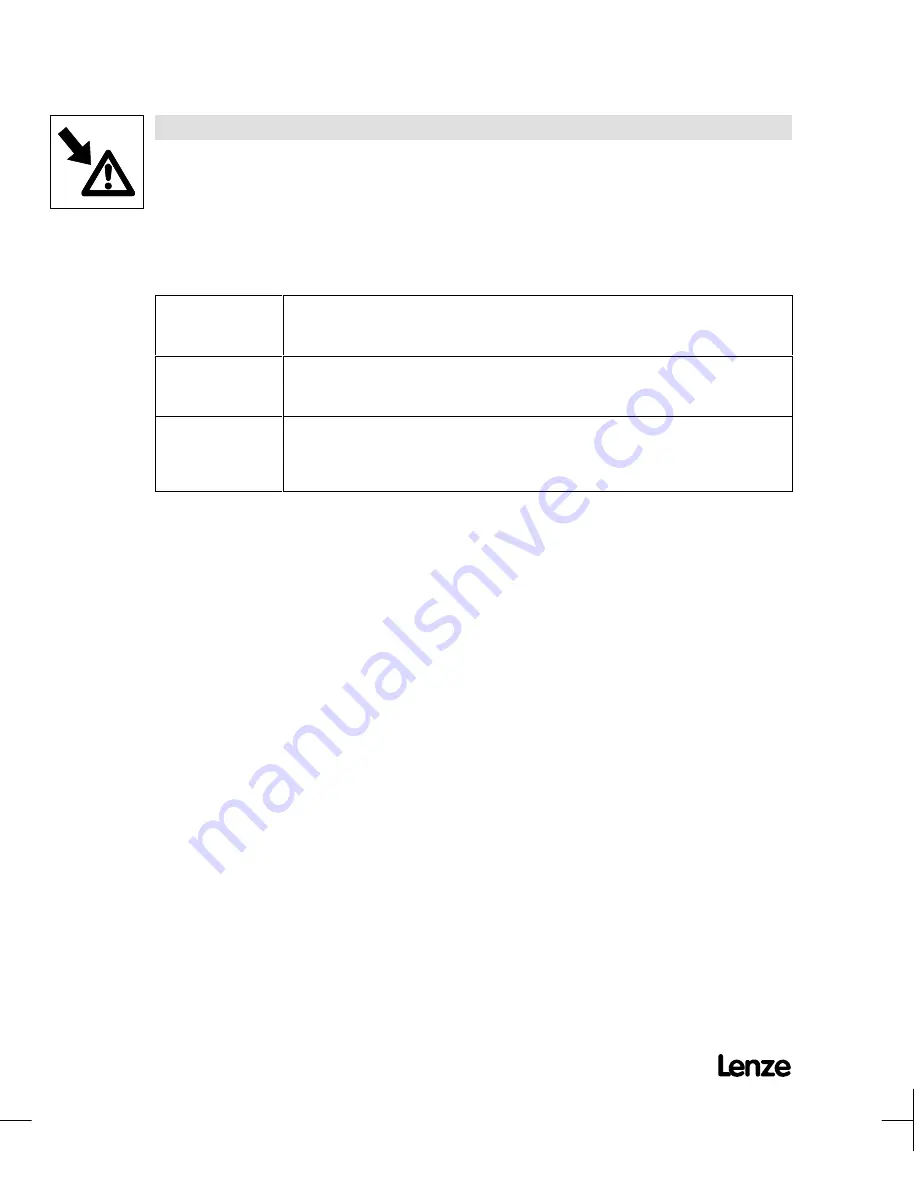 Lenze EVF8201-E Operating Instructions Manual Download Page 12