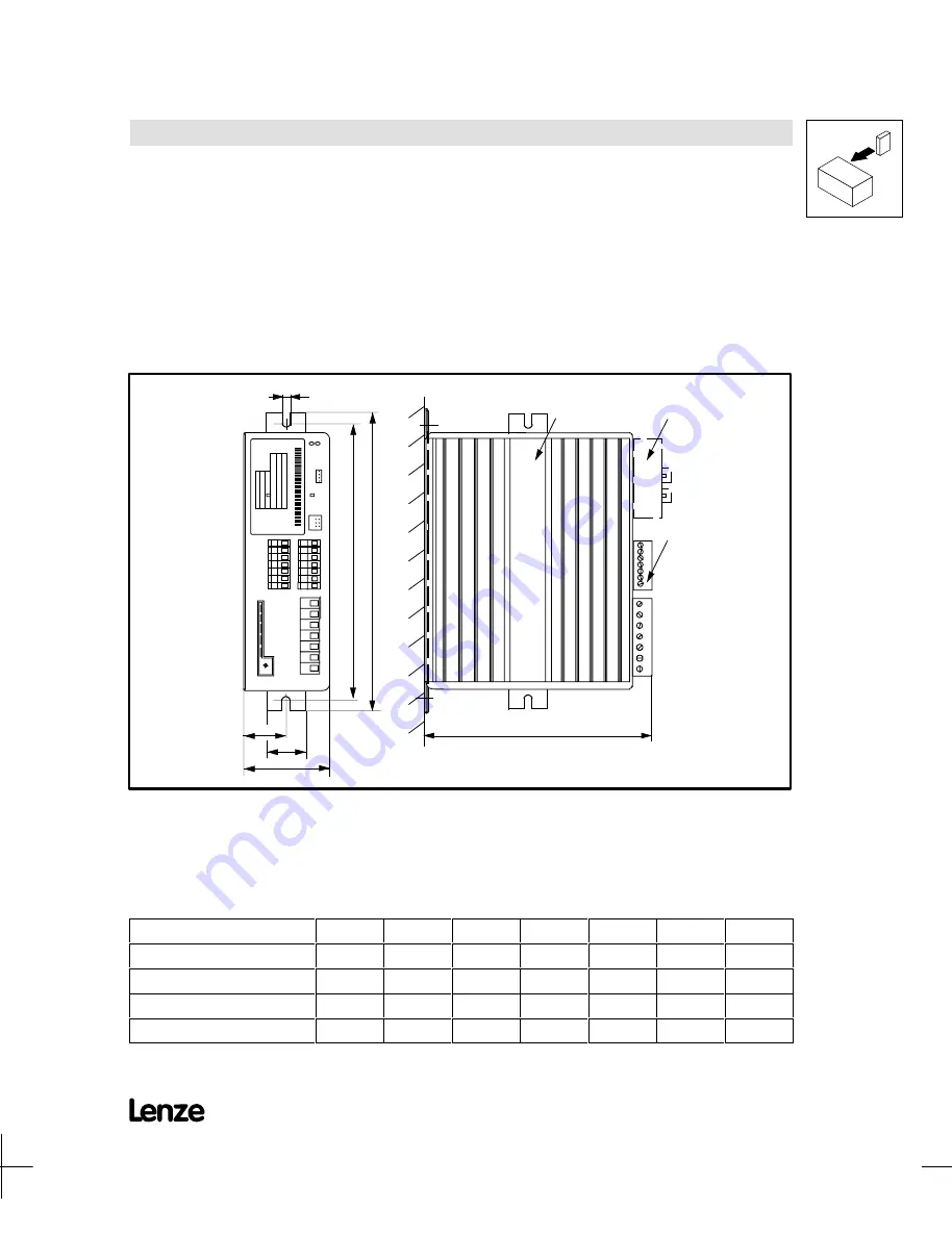 Lenze EVF8201-E Operating Instructions Manual Download Page 19