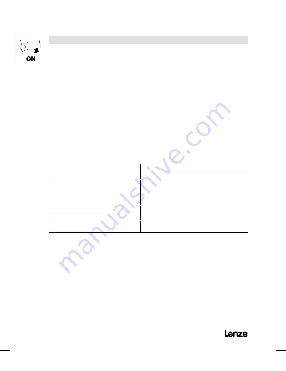 Lenze EVF8201-E Operating Instructions Manual Download Page 34