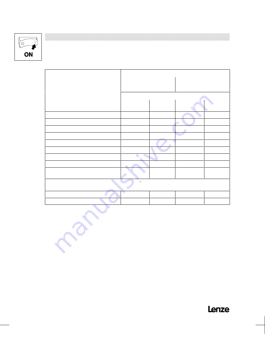 Lenze EVF8201-E Operating Instructions Manual Download Page 42