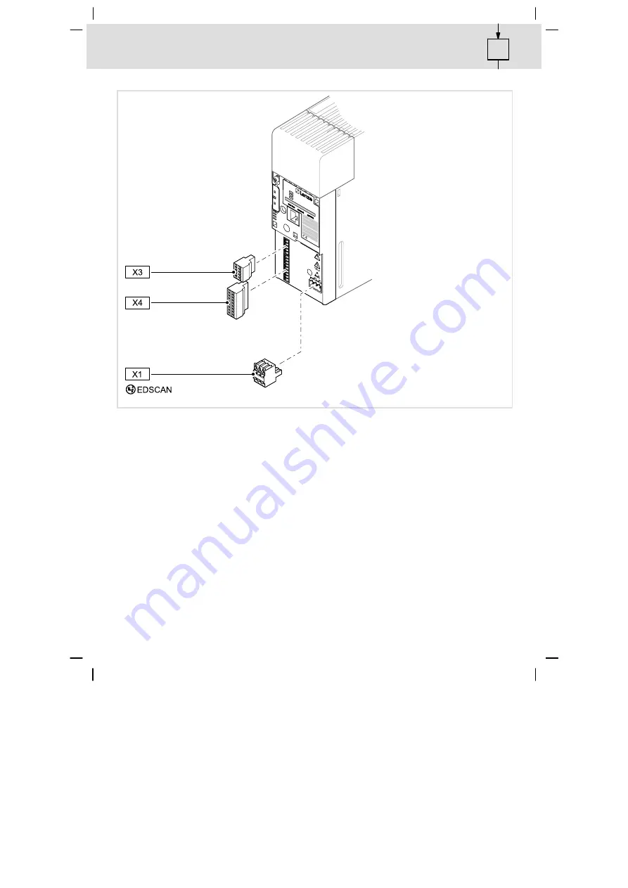 Lenze L-force 8400 HighLine C Push Through Series Mounting Instructions Download Page 21