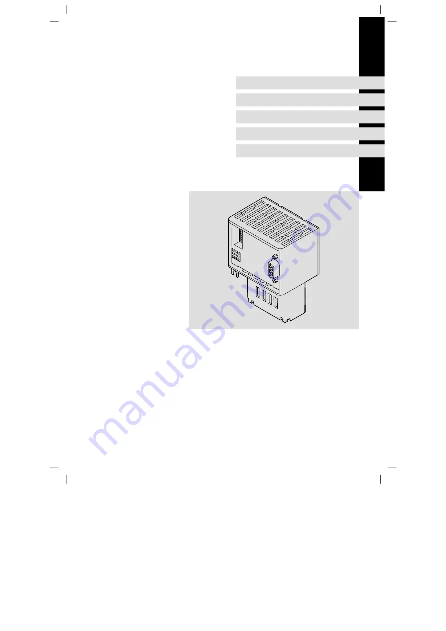 Lenze PROFIBUS E84AYCPM Скачать руководство пользователя страница 1