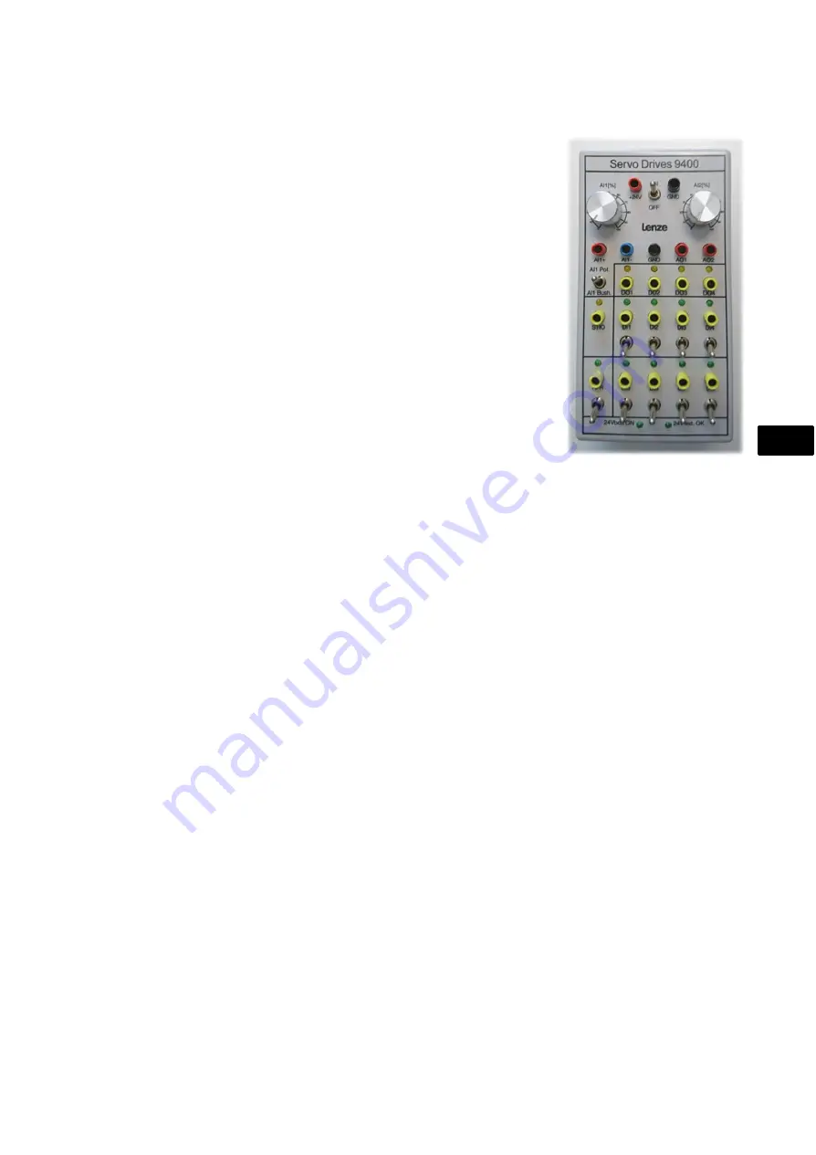 Lenze Teachware 8400 Manual Download Page 9