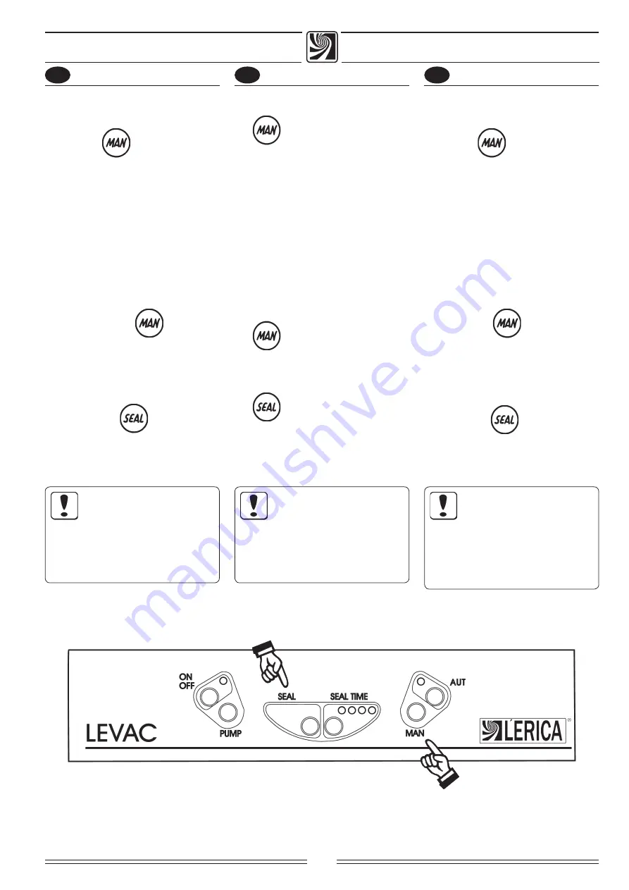 LERICA LEVAC 3 Operating And Service Manual Download Page 55