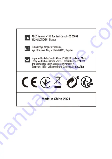 Leroy Merlin 2129E Instruction Manual Download Page 24