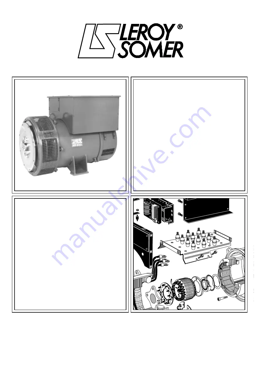 Leroy-Somer 46.1 L6 Скачать руководство пользователя страница 1