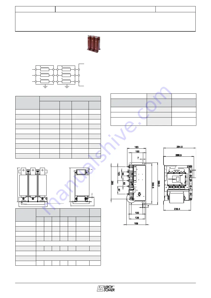 Leroy-Somer POWERDRIVE MD2CS Installation And Maintenance Manual Download Page 40