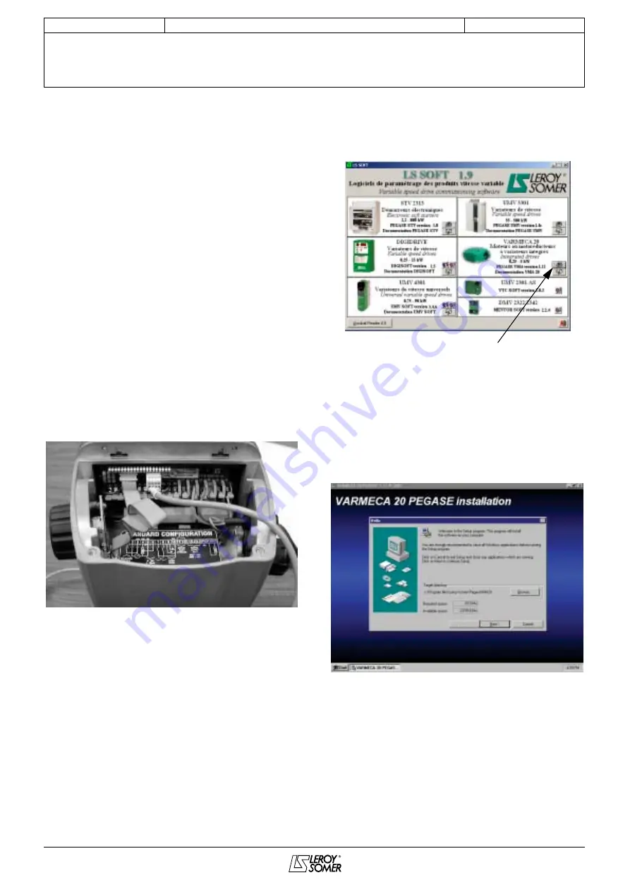 Leroy-Somer VARMECA 20 Parameter-Setting Manual Download Page 12