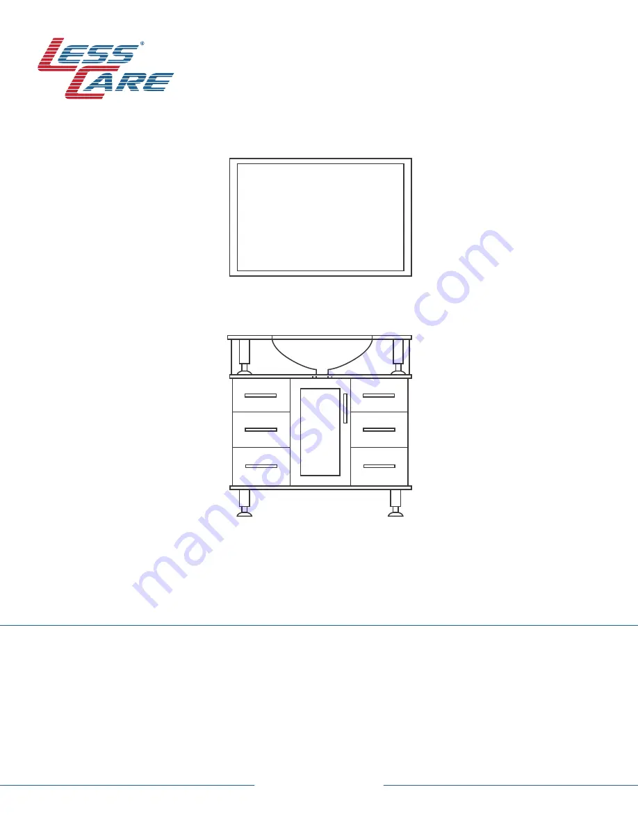 less care LV1-42 Installation Instructions Manual Download Page 1