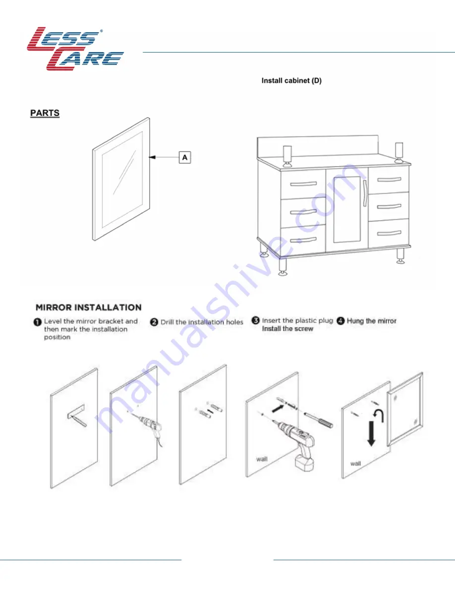 less care LV1-42 Installation Instructions Manual Download Page 5