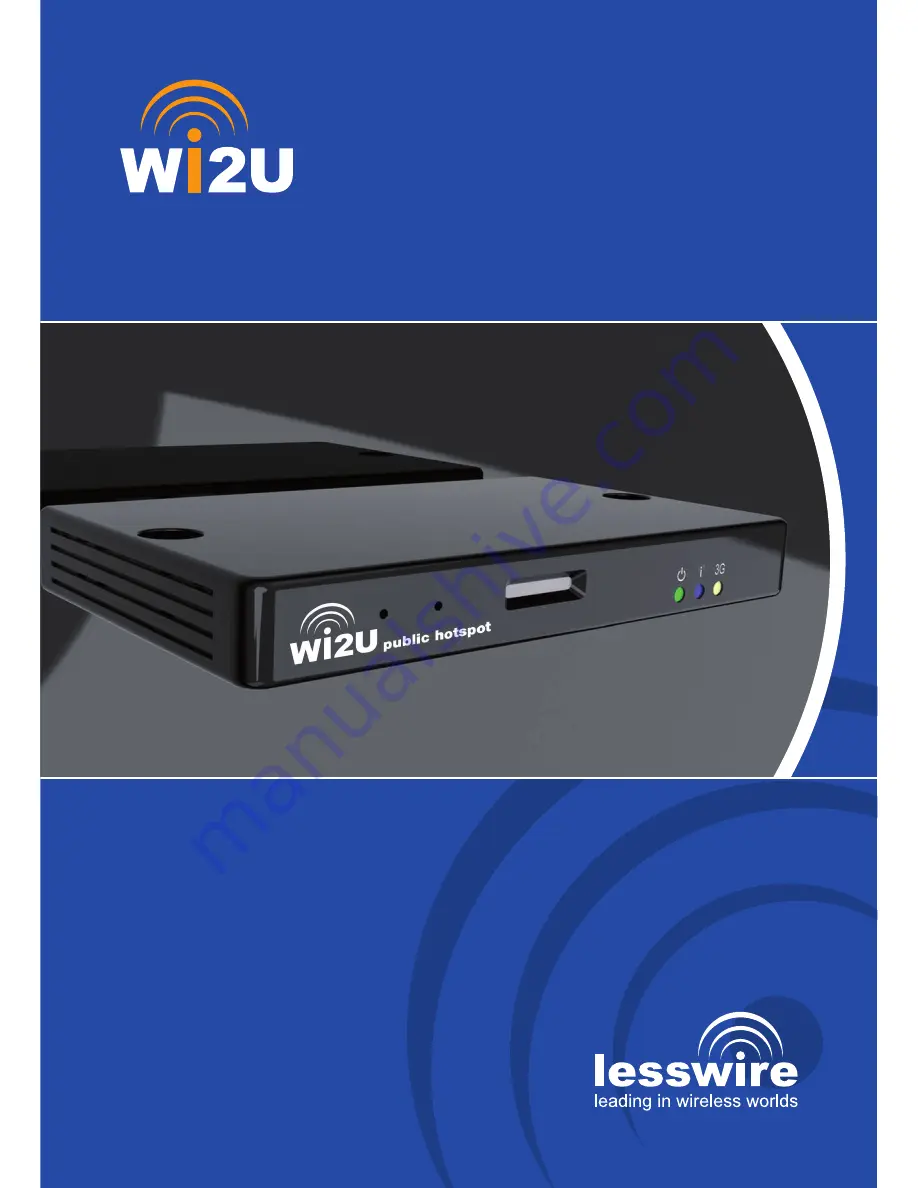 Lesswire Wi2U Quick Start Manual Download Page 1