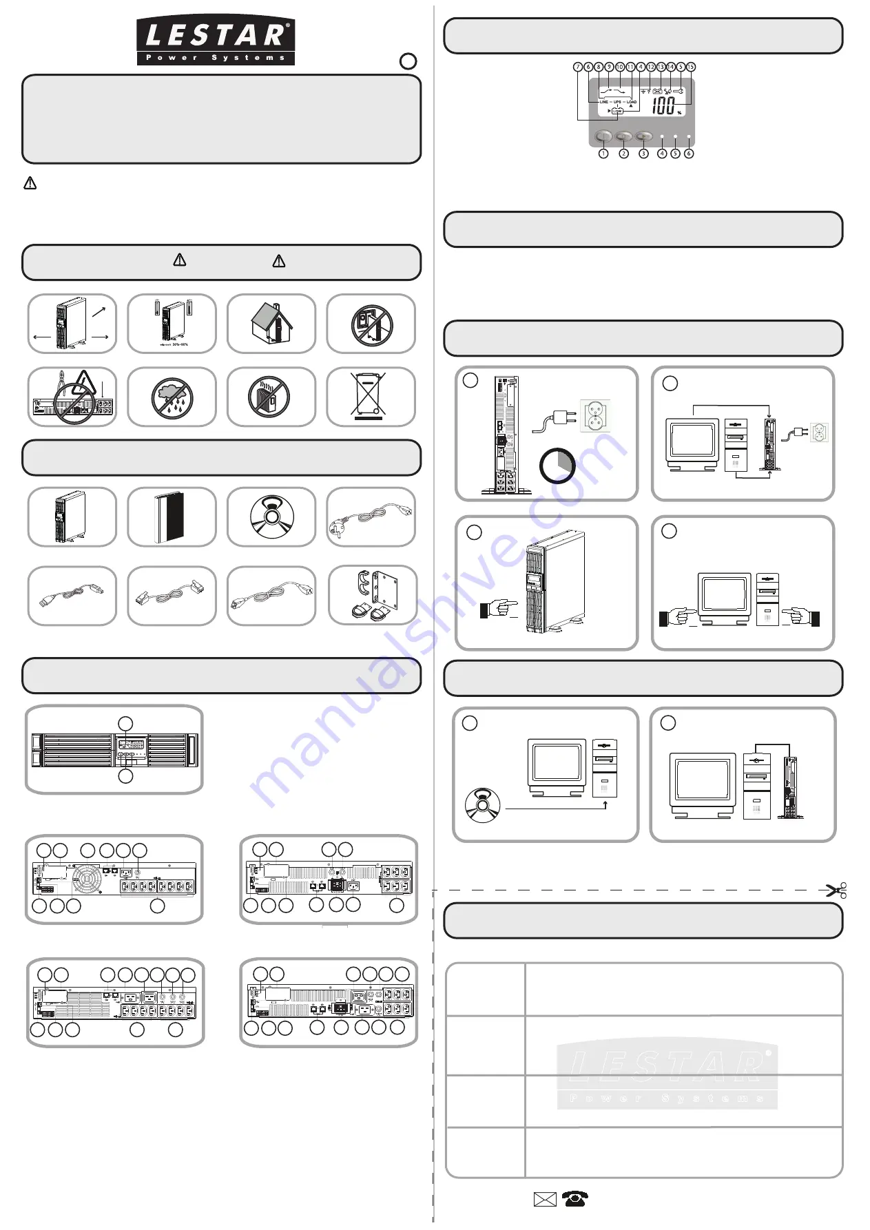 LESTAR JsRT-775 Quick Start Manual Download Page 2