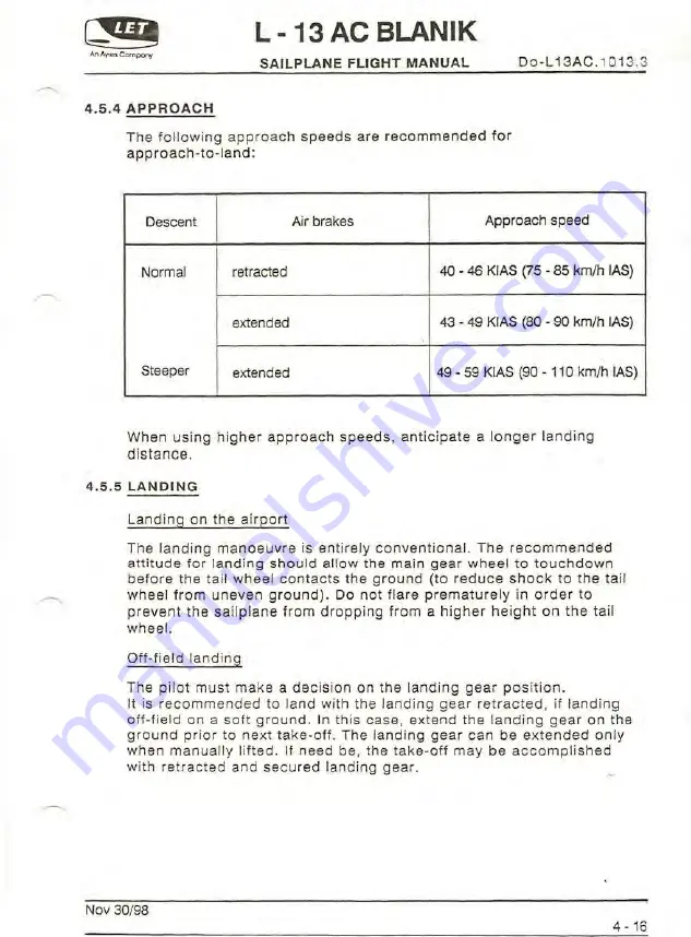 LET L-13 AC BLANIK Скачать руководство пользователя страница 41