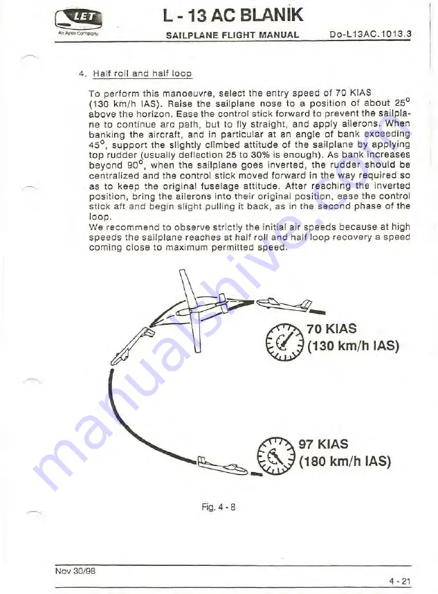 LET L-13 AC BLANIK Скачать руководство пользователя страница 46