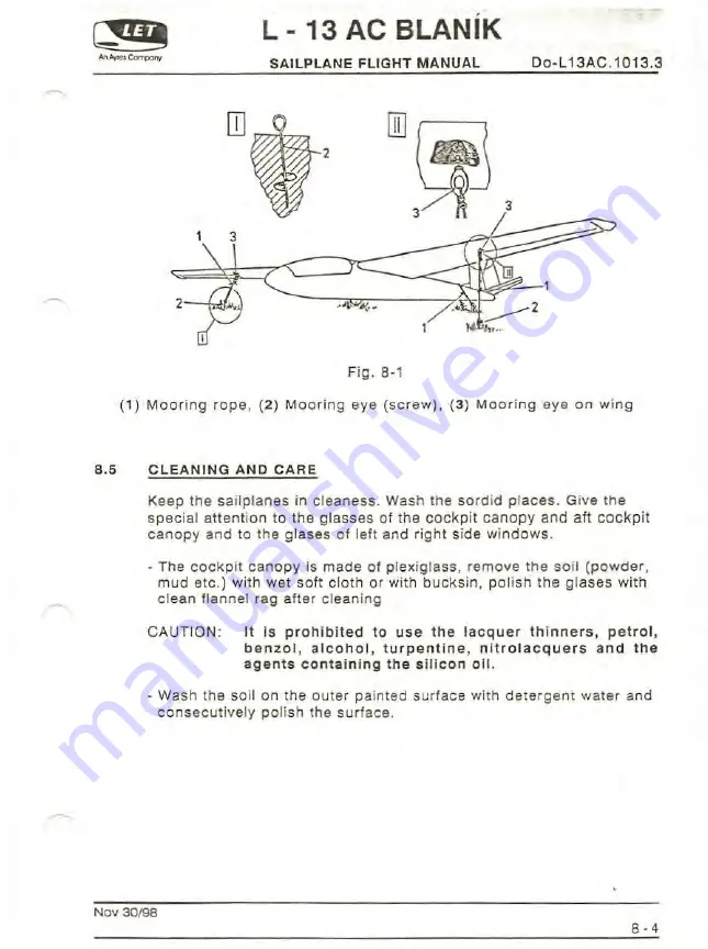 LET L-13 AC BLANIK Скачать руководство пользователя страница 83