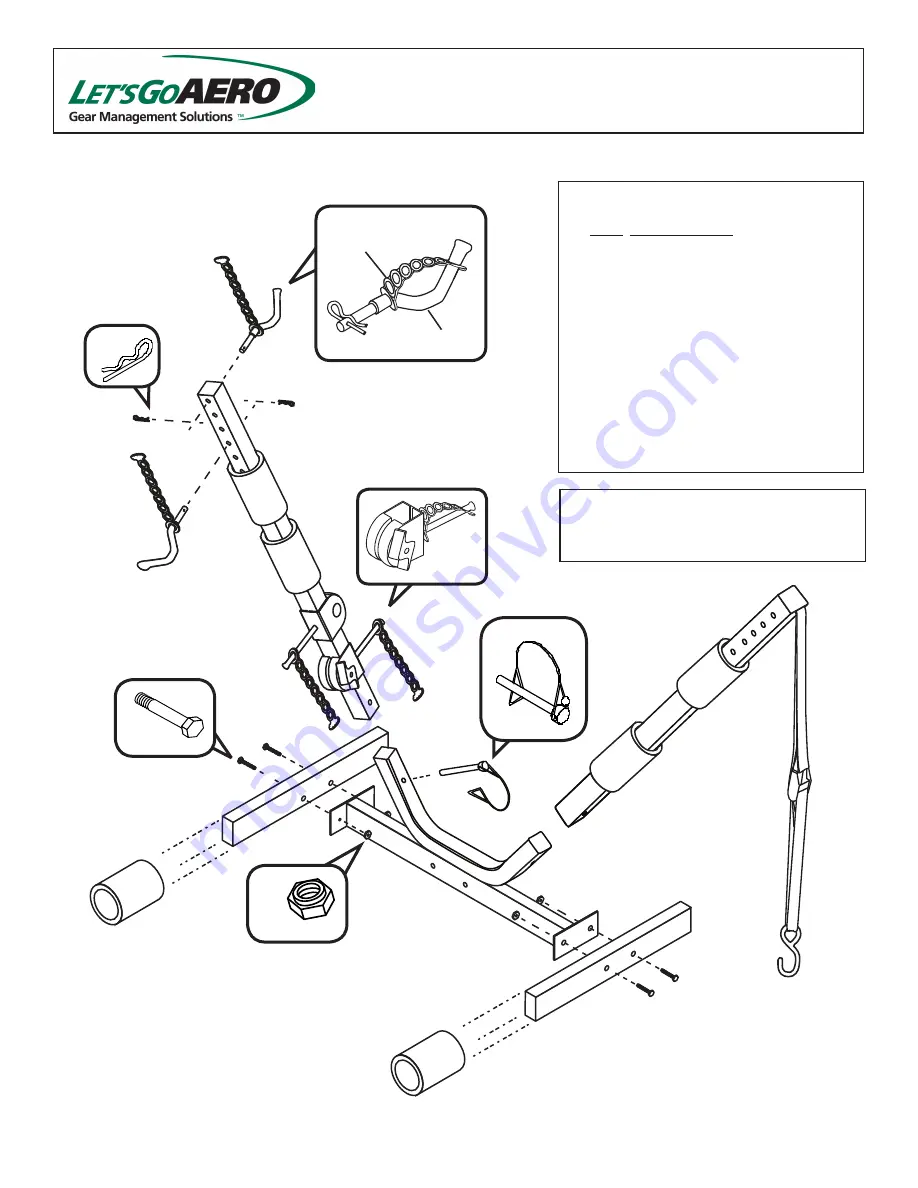 Let's Go Aero HideOut Package H01564 Скачать руководство пользователя страница 1