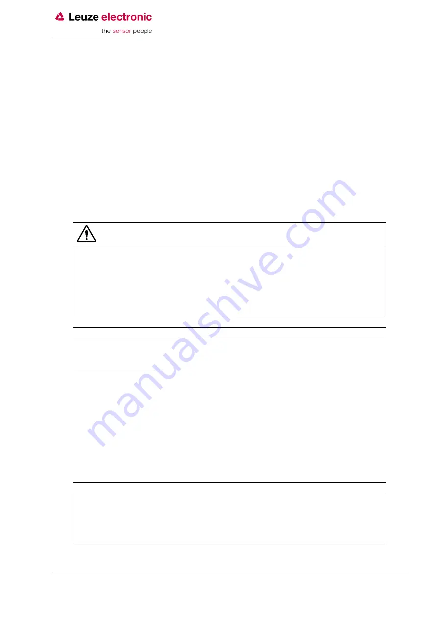 Leuze electronic 50143561 Original Operating Instructions Download Page 7