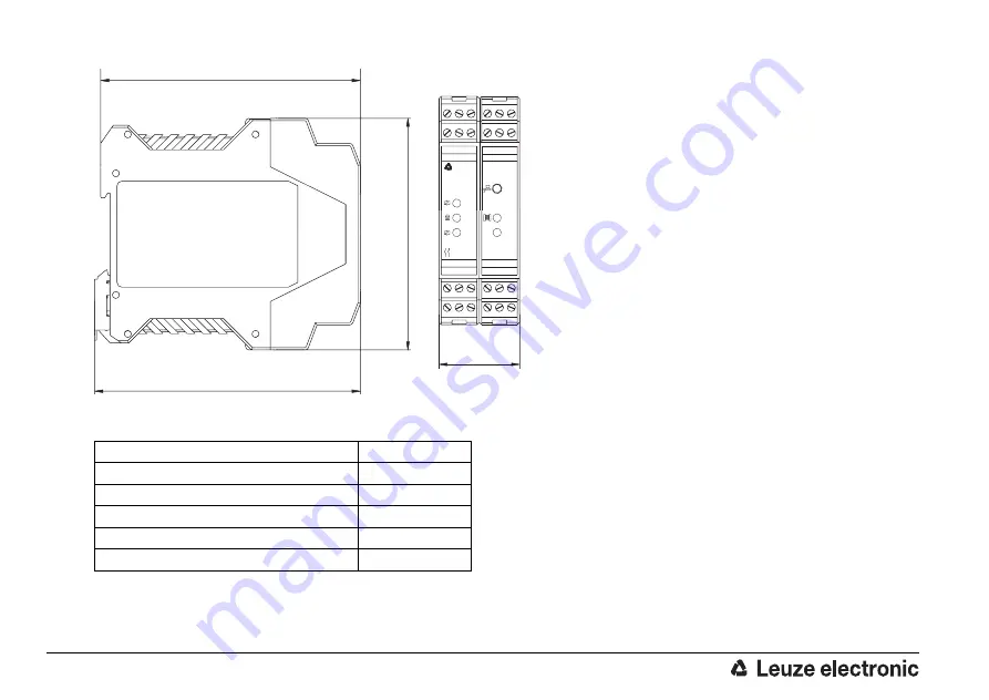 Leuze electronic 549900 Original Instructions Manual Download Page 30