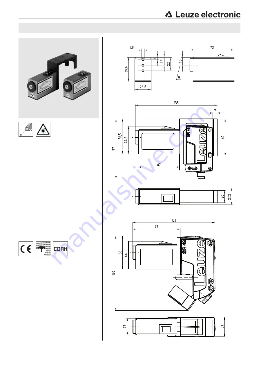 Leuze electronic ARH Series Manual Download Page 1