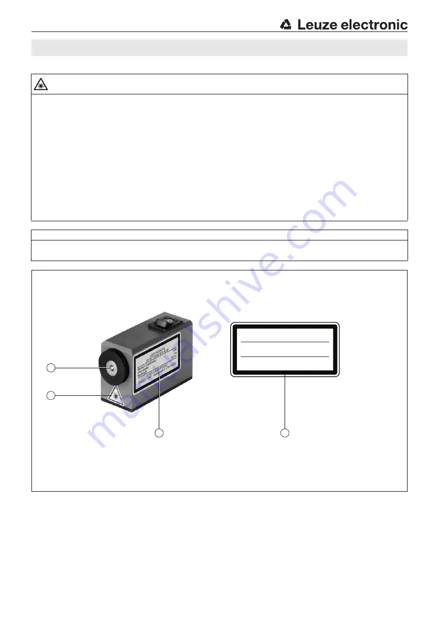 Leuze electronic ARH Series Manual Download Page 3