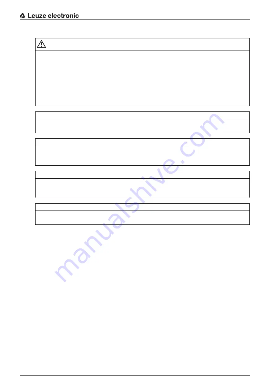 Leuze electronic DCR 202i Original Operating Instructions Download Page 28