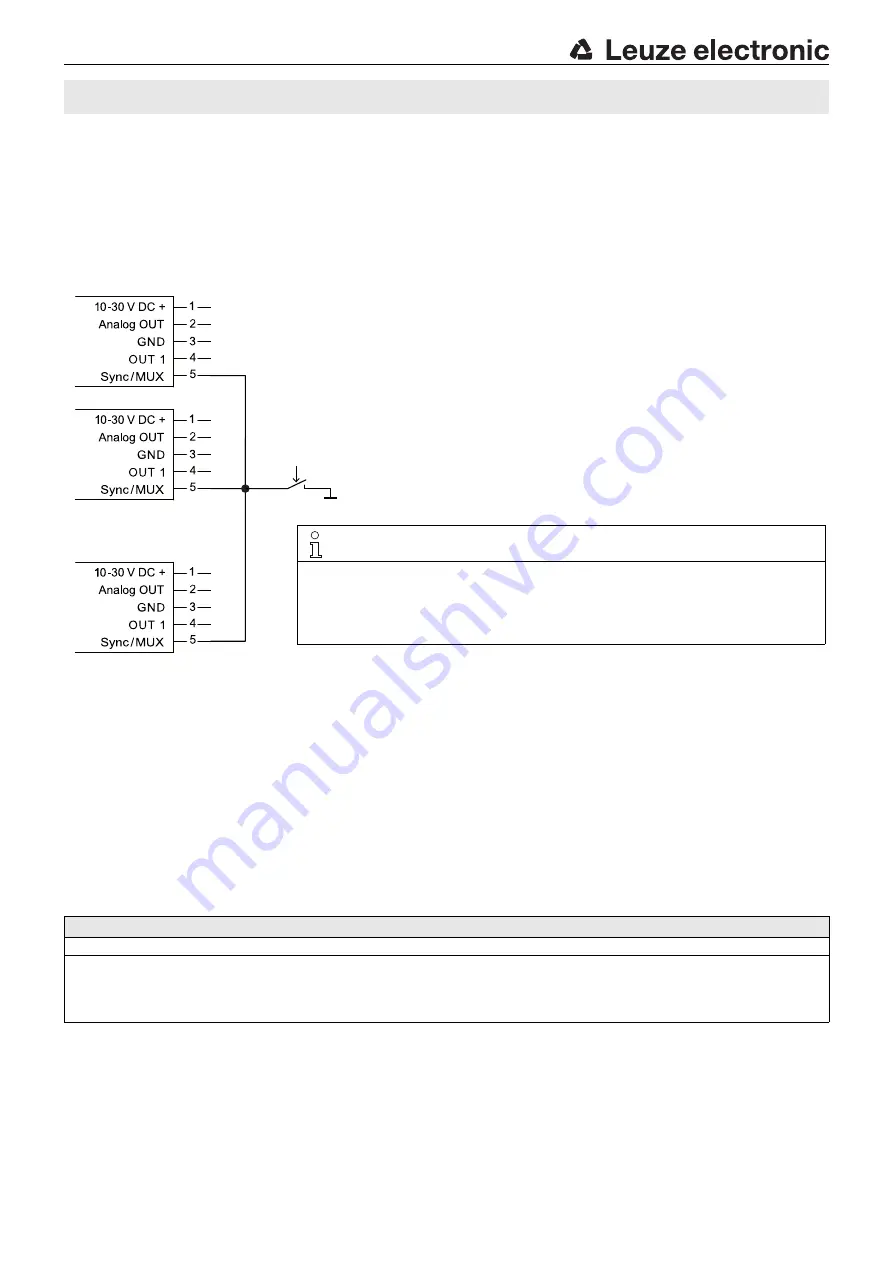 Leuze electronic DMU318 W Series Manual Download Page 10