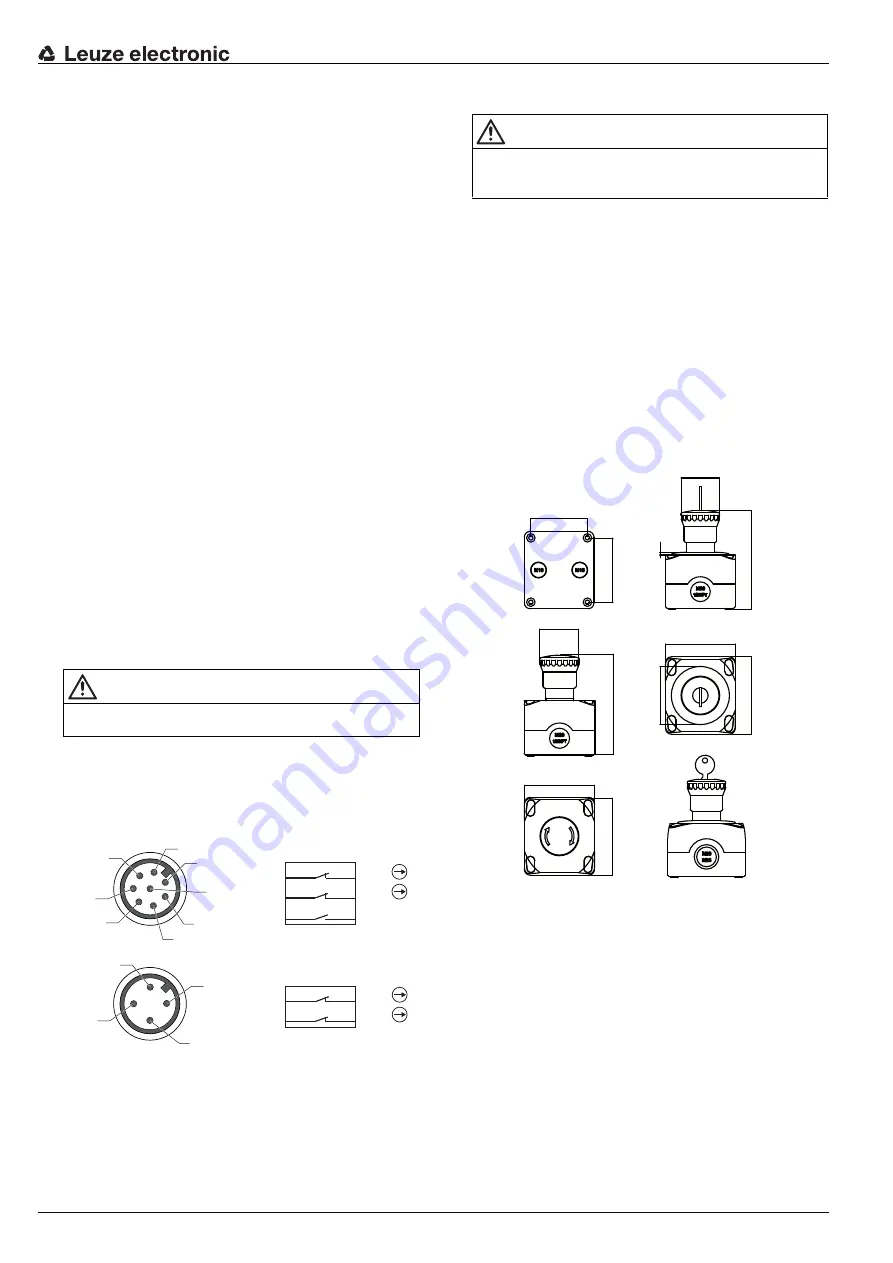 Leuze electronic ESB200 Series Скачать руководство пользователя страница 1