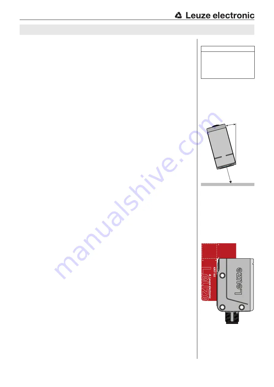 Leuze electronic KRT18BM Manual Download Page 2