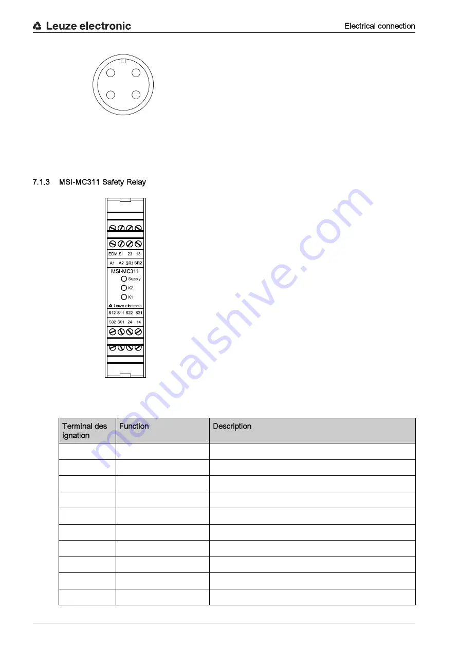 Leuze electronic MC330-S1x Original Operating Instructions Download Page 29