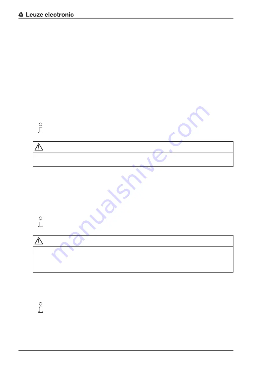 Leuze electronic MLC 520 Original Operating Instructions Download Page 15