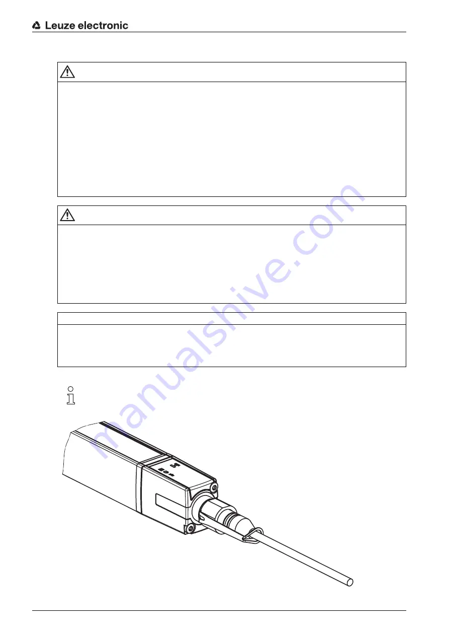 Leuze electronic MLC 520 Original Operating Instructions Download Page 32