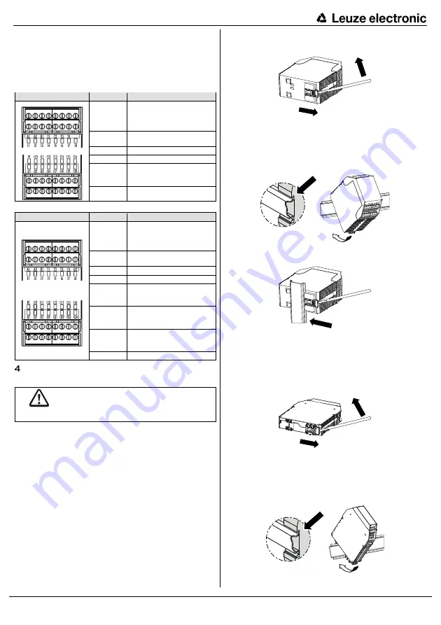 Leuze electronic MSI 400 Series Скачать руководство пользователя страница 21