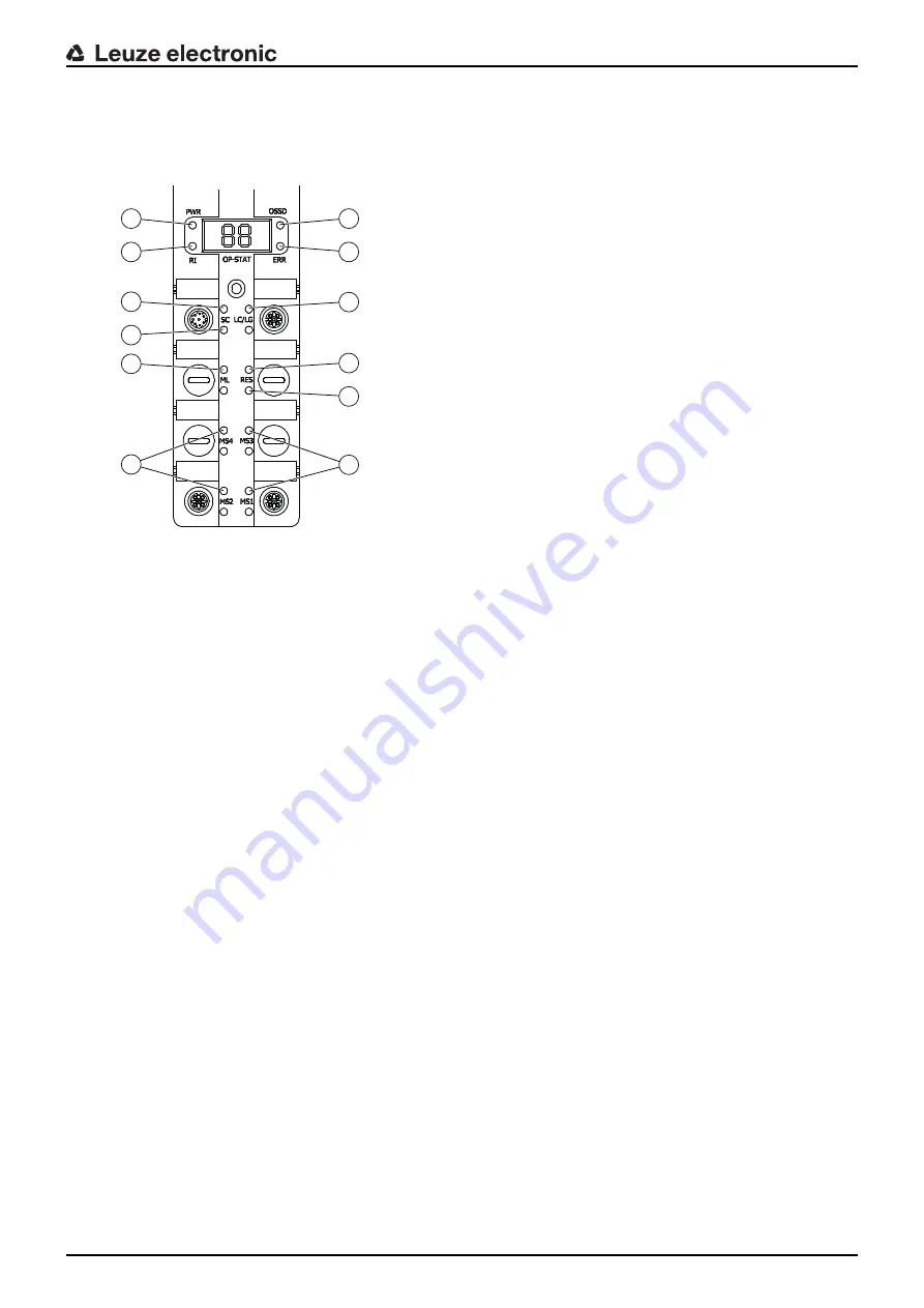 Leuze electronic MSI-MD-FBX Скачать руководство пользователя страница 12